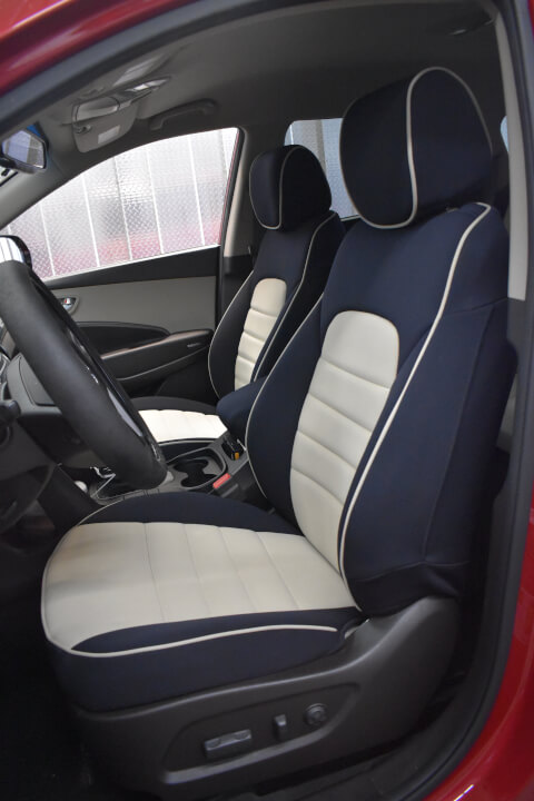 Hyundai Santa Fe Half Piping Seat Covers